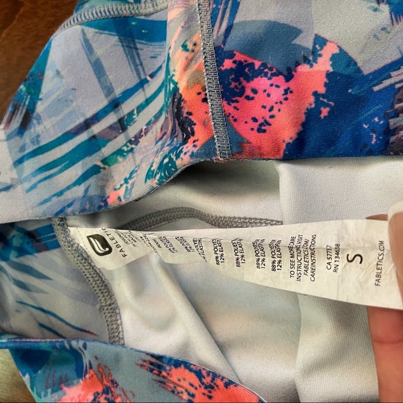 Fabletics High Waist Mist Ombré Powerhold Leggings - Picture 5 of 5